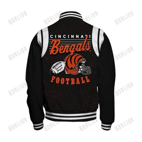 Cincinnati Bengals Unisex Athletic Legacy Varsity Jacket AMCVJK0000256 - Image 3