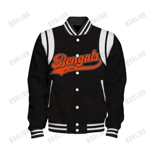 Cincinnati Bengals Unisex Athletic Legacy Varsity Jacket AMCVJK0000256 - Image 2