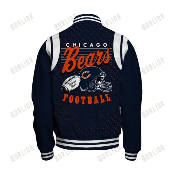 Chicago Bears Unisex Athletic Legacy Varsity Jacket AMCVJK0000257 - Image 3