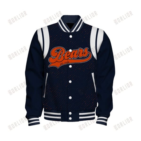 Chicago Bears Unisex Athletic Legacy Varsity Jacket AMCVJK0000257 - Image 2