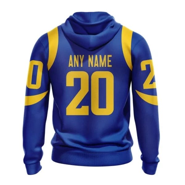 Los Angeles Rams Personalized Street Style Hoodie AMCHD000173 - Image 2