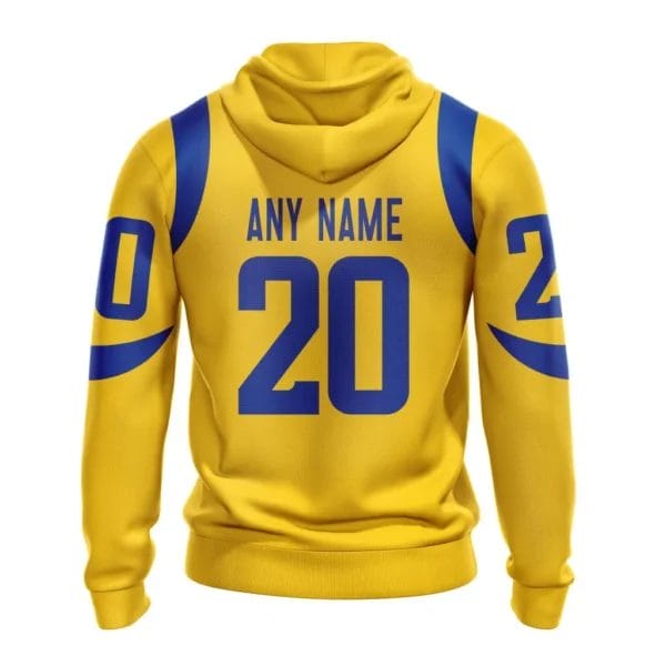 Los Angeles Rams Personalized Street Style Hoodie AMCHD000241 - Image 2