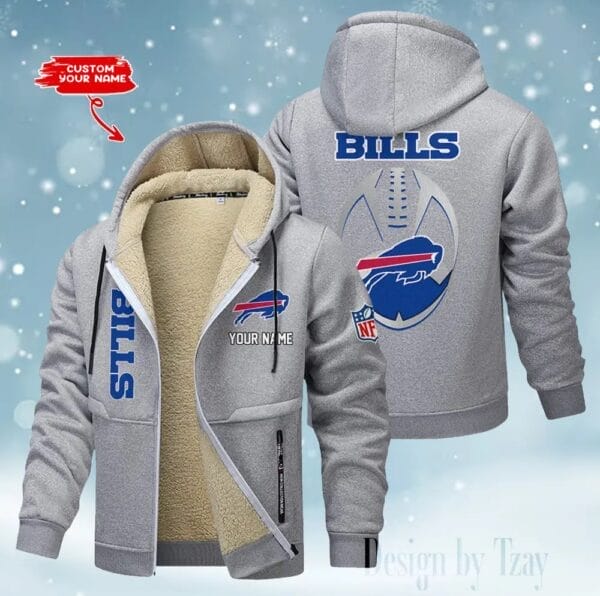 Buffalo Bills Premium Personalized Zip-Up Velvet Jacket AMCZUVJK000043 - Image 5