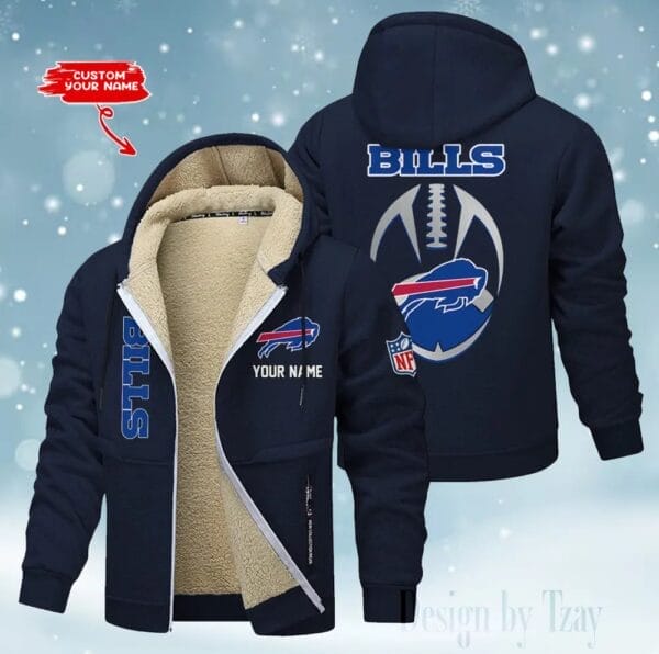 Buffalo Bills Premium Personalized Zip-Up Velvet Jacket AMCZUVJK000043 - Image 6