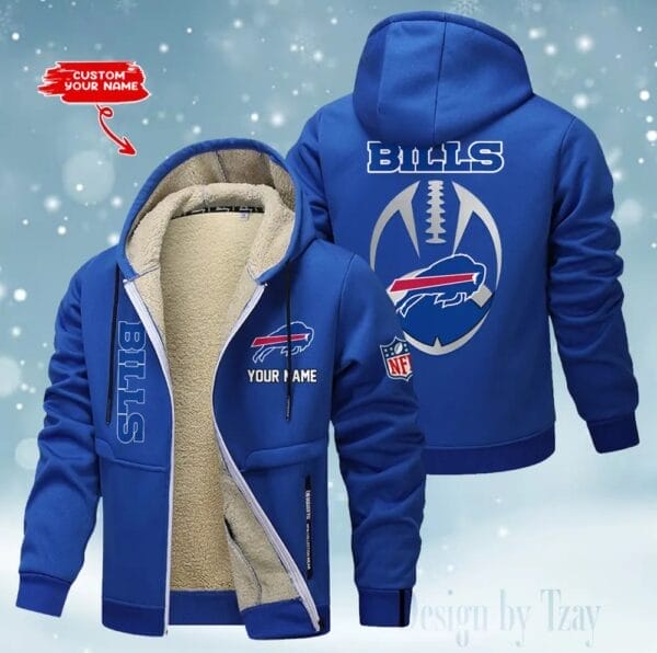 Buffalo Bills Premium Personalized Zip-Up Velvet Jacket AMCZUVJK000043 - Image 7