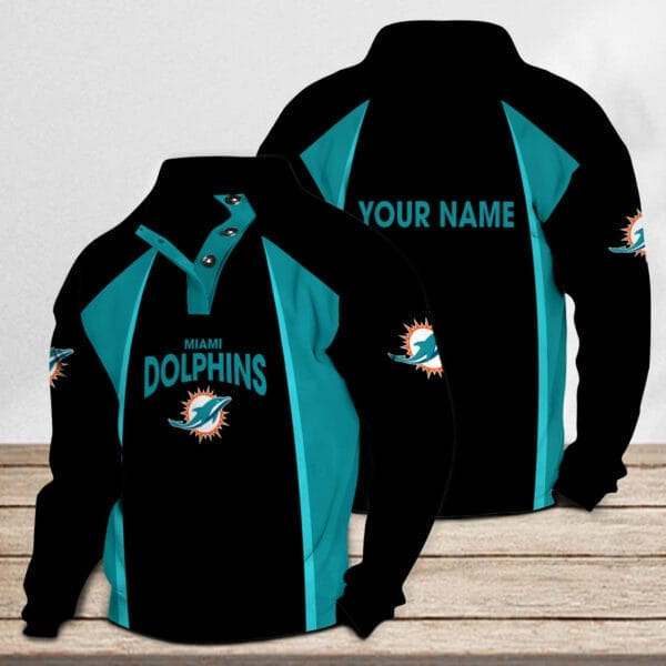 Miami Dolphins Casual Stand Collar Sweatshirt Limited Edition AMCDBH00395
