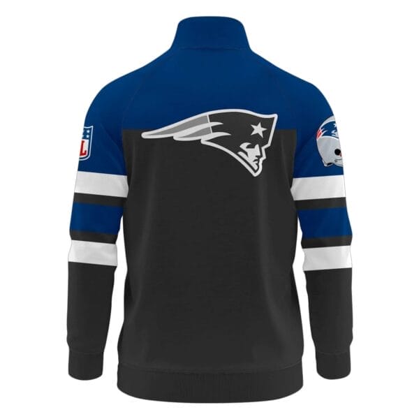 New England Patriots Premium Ultimate Game Day Stand Collar Jacket AMCSCJK000001 - Image 3