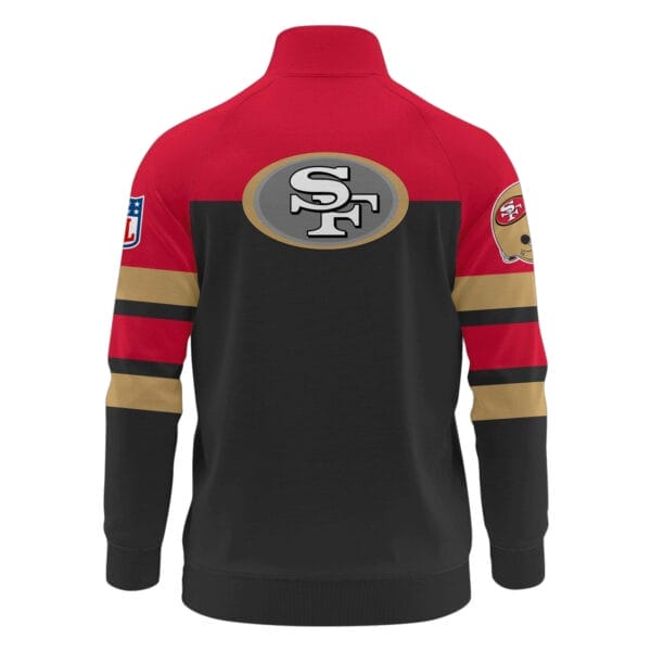 San Francisco 49ers Premium Ultimate Game Day Stand Collar Jacket AMCSCJK000002 - Image 3