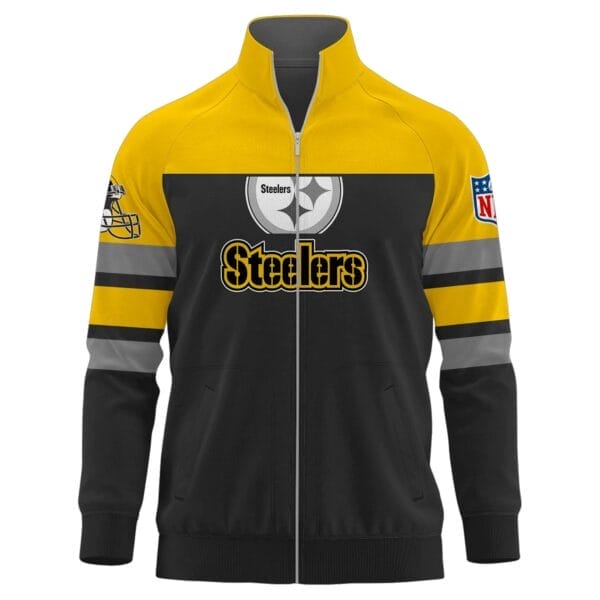 Pittsburgh Steelers Premium Ultimate Game Day Stand Collar Jacket AMCSCJK000012 - Image 2