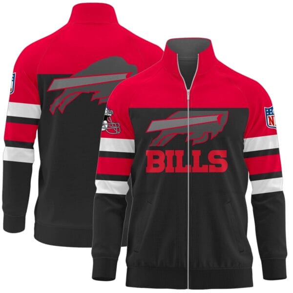 Buffalo Bills Premium Ultimate Game Day Stand Collar Jacket AMCSCJK000011
