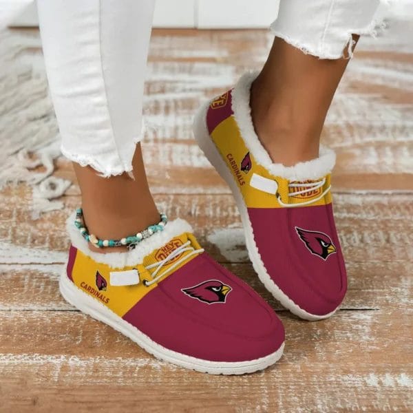 Arizona Cardinals Fuzzy Dude Shoes Winter Collection AMCFDUDE000001