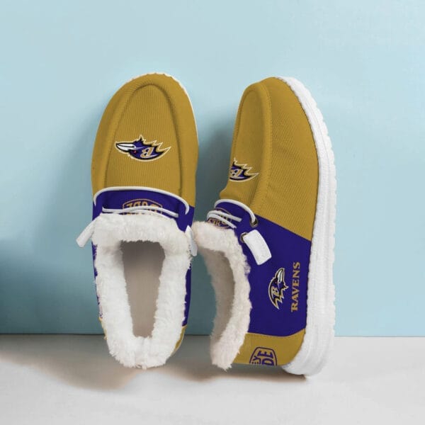 Baltimore Ravens Fuzzy Dude Shoes Winter Collection AMCFDUDE000035 - Image 2