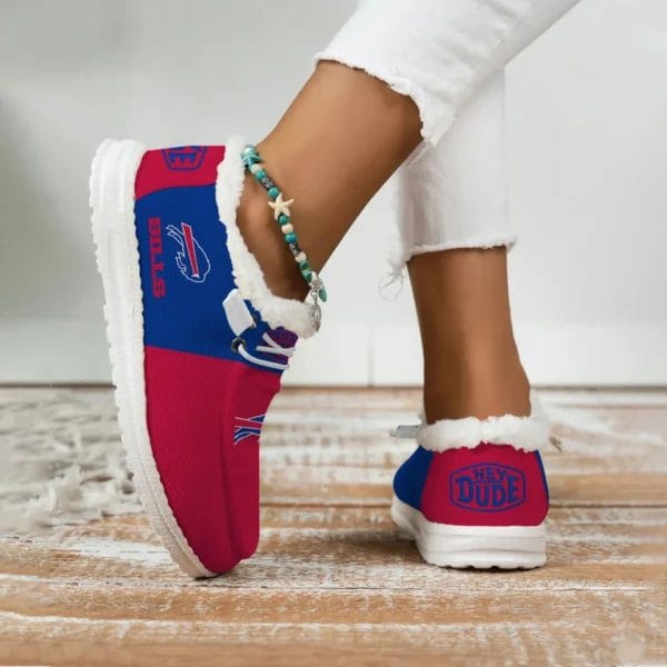 Buffalo Bills Fuzzy Dude Shoes Winter Collection AMCFDUDE000004 - Image 3