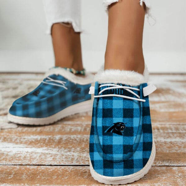 Carolina Panthers Fuzzy Dude Shoes Winter Collection AMCFDUDE000070 - Image 4