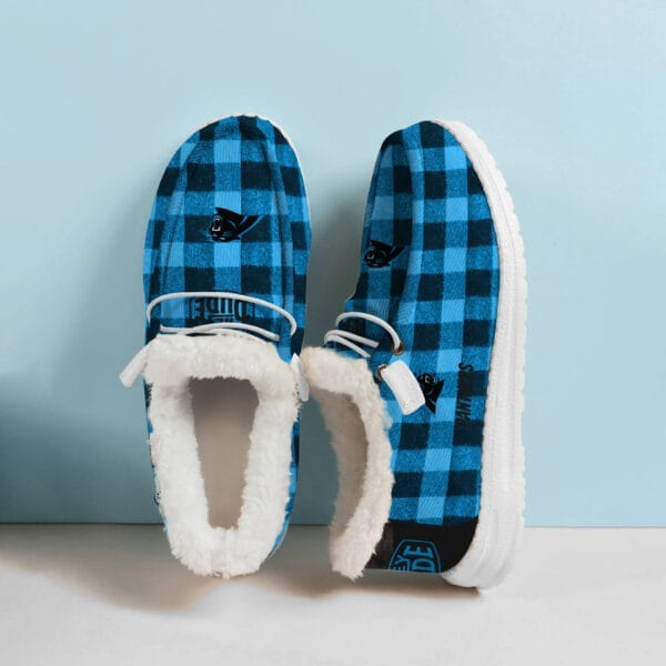 Carolina Panthers Fuzzy Dude Shoes Winter Collection AMCFDUDE000070 - Image 2