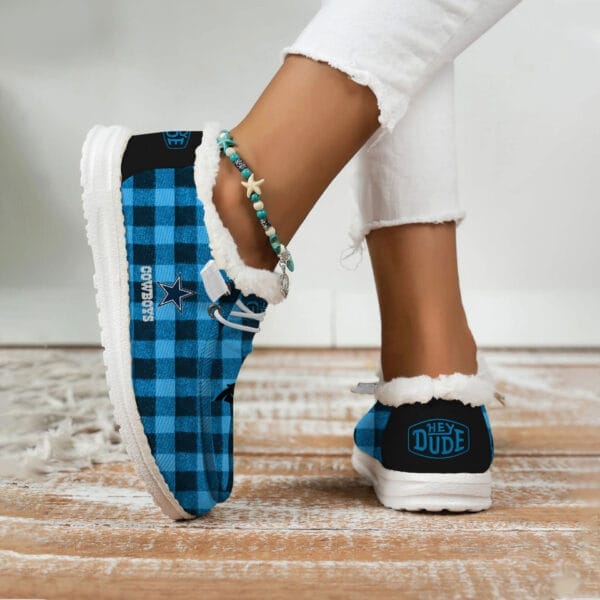 Carolina Panthers Fuzzy Dude Shoes Winter Collection AMCFDUDE000070 - Image 3