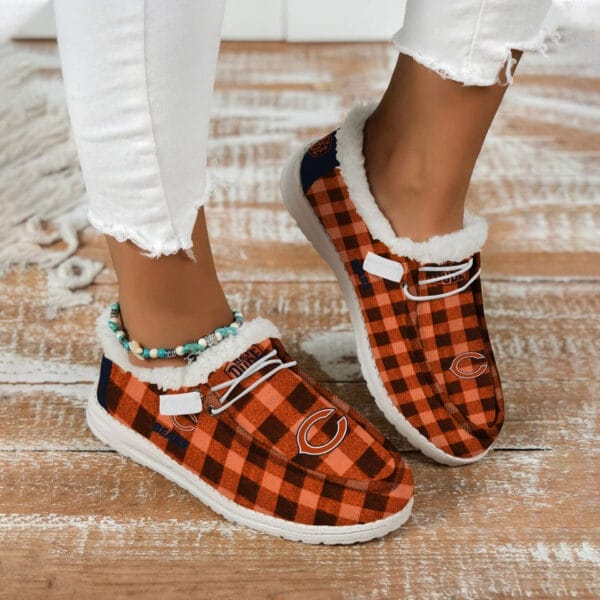 Chicago Bears Fuzzy Dude Shoes Winter Collection AMCFDUDE000069