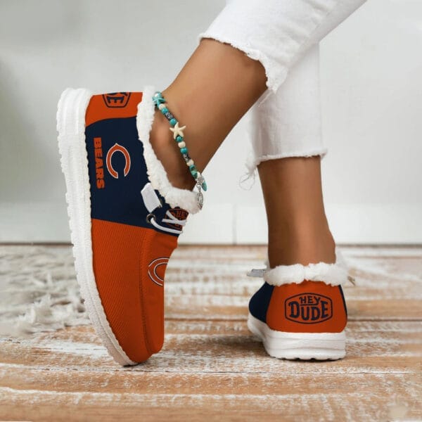 Chicago Bears Fuzzy Dude Shoes Winter Collection AMCFDUDE000005 - Image 3