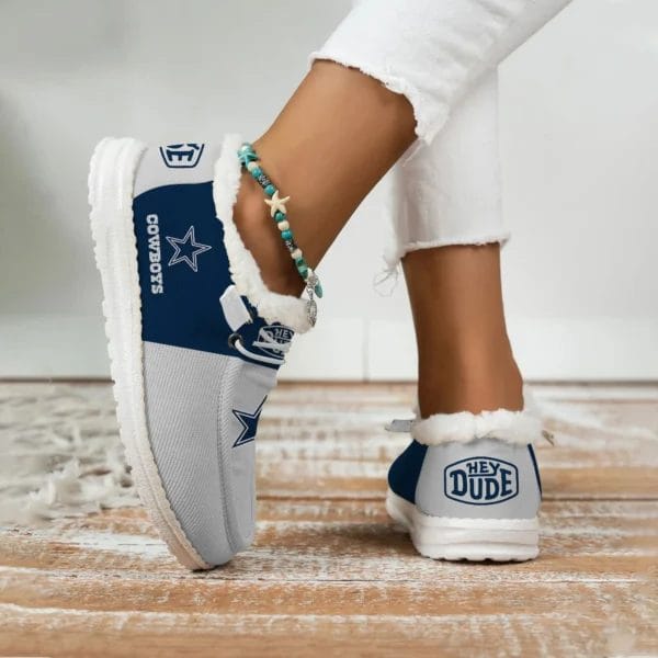 Dallas Cowboys Fuzzy Dude Shoes Winter Collection AMCFDUDE000041 - Image 3