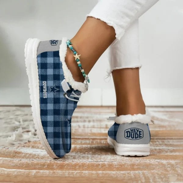Dallas Cowboys Fuzzy Dude Shoes Winter Collection AMCFDUDE000073 - Image 3