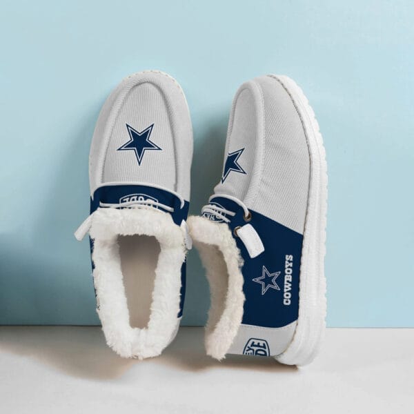 Dallas Cowboys Fuzzy Dude Shoes Winter Collection AMCFDUDE000041 - Image 2