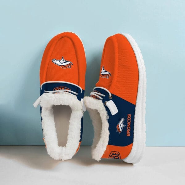Denver Broncos Fuzzy Dude Shoes Winter Collection AMCFDUDE000010 - Image 2