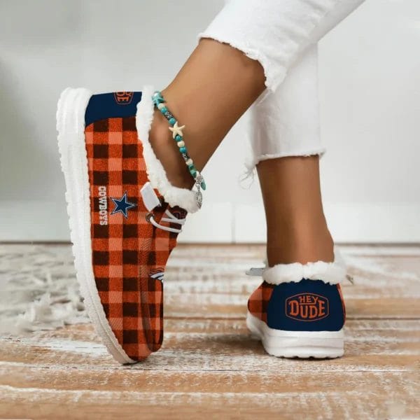 Denver Broncos Fuzzy Dude Shoes Winter Collection AMCFDUDE000075 - Image 3