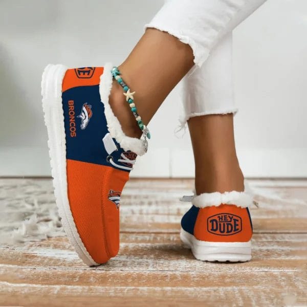 Denver Broncos Fuzzy Dude Shoes Winter Collection AMCFDUDE000042 - Image 3