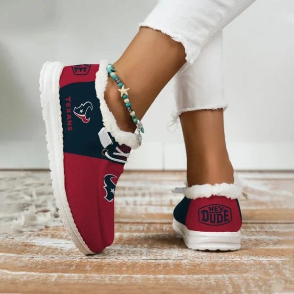 Houston Texans Fuzzy Dude Shoes Winter Collection AMCFDUDE000013 - Image 3