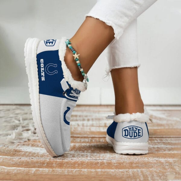 Indianapolis Colts Fuzzy Dude Shoes Winter Collection AMCFDUDE000046 - Image 3