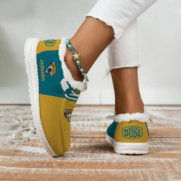 Jacksonville Jaguars Fuzzy Dude Shoes Winter Collection AMCFDUDE000047 - Image 3