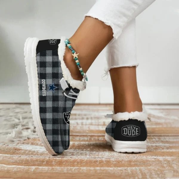 Las Vegas Raiders Fuzzy Dude Shoes Winter Collection AMCFDUDE000081 - Image 3
