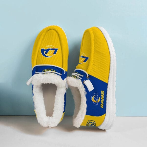 Los Angeles Rams Fuzzy Dude Shoes Winter Collection AMCFDUDE000051 - Image 2