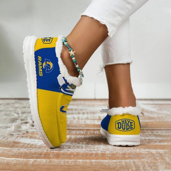 Los Angeles Rams Fuzzy Dude Shoes Winter Collection AMCFDUDE000051 - Image 3