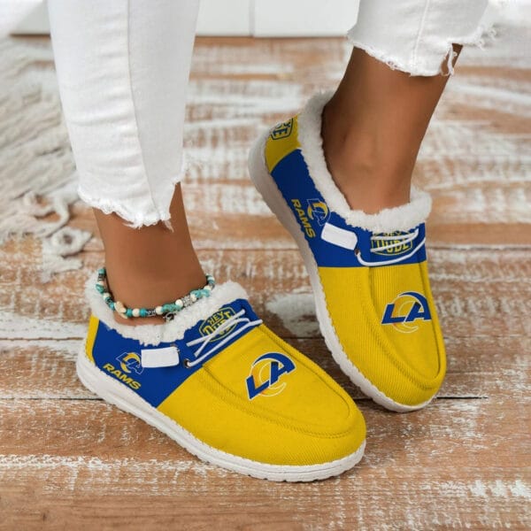 Los Angeles Rams Fuzzy Dude Shoes Winter Collection AMCFDUDE000019