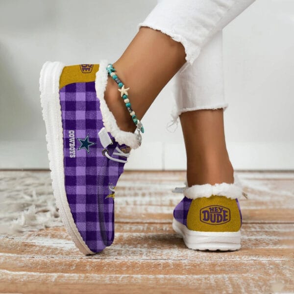 Minnesota Vikings Fuzzy Dude Shoes Winter Collection AMCFDUDE000085 - Image 3