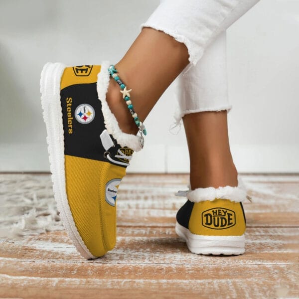 Pittsburgh Steelers Fuzzy Dude Shoes Winter Collection AMCFDUDE000027 - Image 3