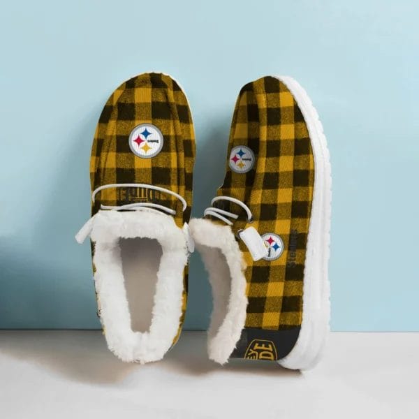 Pittsburgh Steelers Fuzzy Dude Shoes Winter Collection AMCFDUDE000091 - Image 2