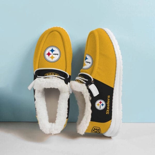 Pittsburgh Steelers Fuzzy Dude Shoes Winter Collection AMCFDUDE000027 - Image 2