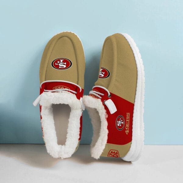 San Francisco 49ers Fuzzy Dude Shoes Winter Collection AMCFDUDE000060 - Image 2