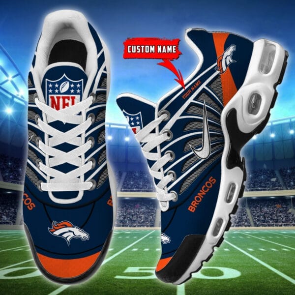 Denver Broncos Personalized Plus T-N Youth Sneakers AMCTNS0072 - Image 3