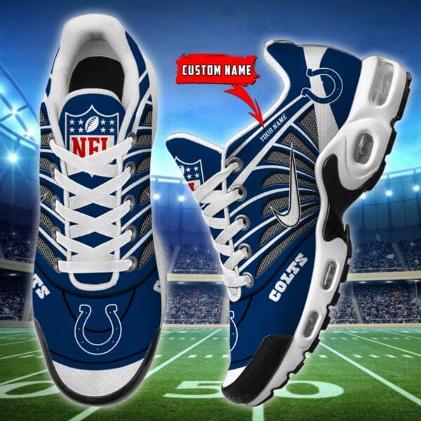 Indianapolis Colts Personalized Plus T-N Youth Sneakers AMCTNS0070 - Image 3