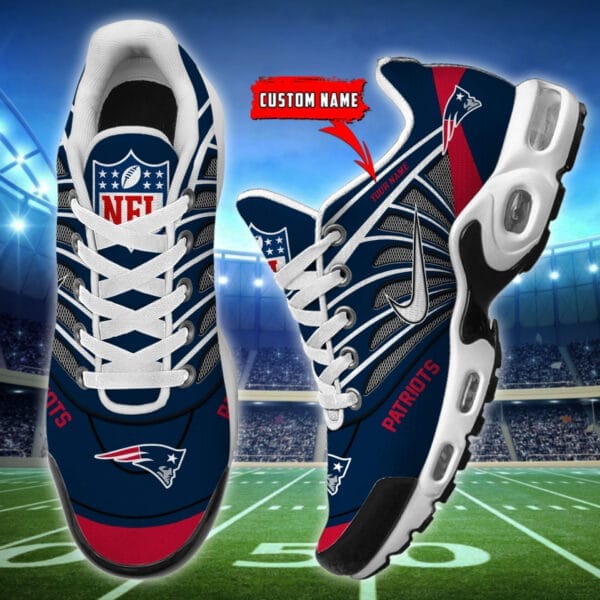 New England Patriots Personalized Plus T-N Youth Sneakers AMCTNS0115 - Image 2