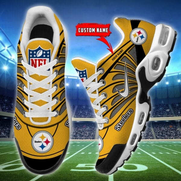 Pittsburgh Steelers Personalized Plus T-N Youth Sneakers AMCTNS0025