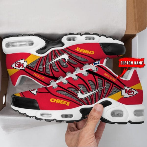 Kansas City Chiefs Personalized Plus T-N Youth Sneakers AMCTNS0041 - Image 2