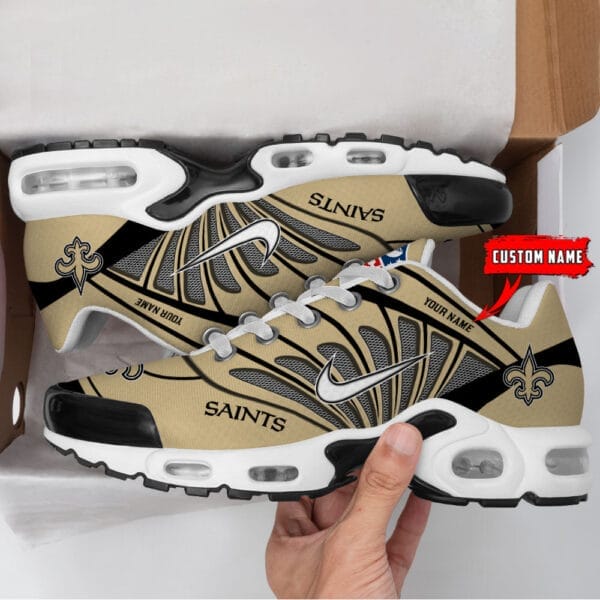 New Orleans Saints Personalized Plus T-N Youth Sneakers AMCTNS0050 - Image 2