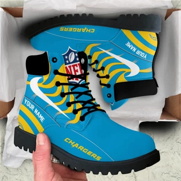 Los Angeles Chargers All Seasom TBL Boots AMCTBL0029 - Image 2