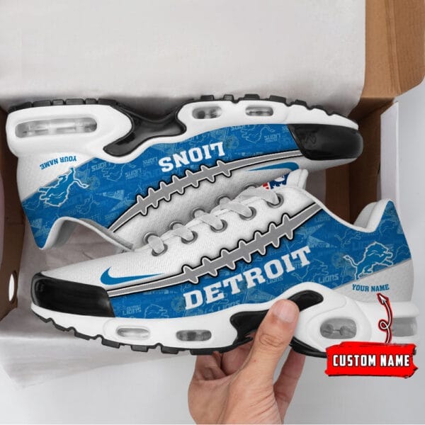 Detroit Lions Personalized Plus T-N Youth Sneakers AMCTNS0011 - Image 2