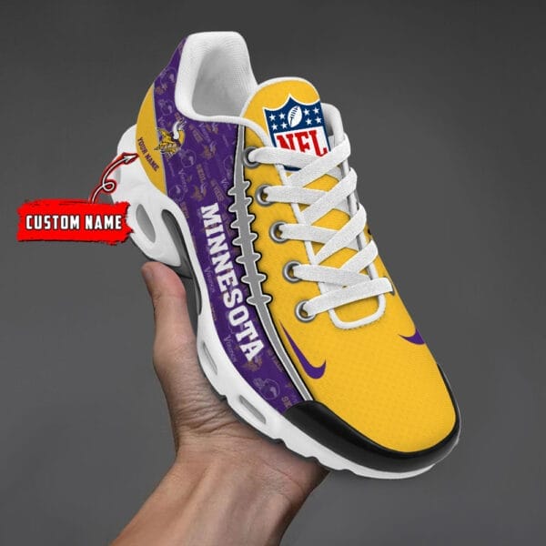 Minnesota Vikings Personalized Plus T-N Youth Sneakers AMCTNS0012 - Image 4