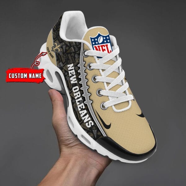 New Orleans Saints Personalized Plus T-N Youth Sneakers AMCTNS0055 - Image 4